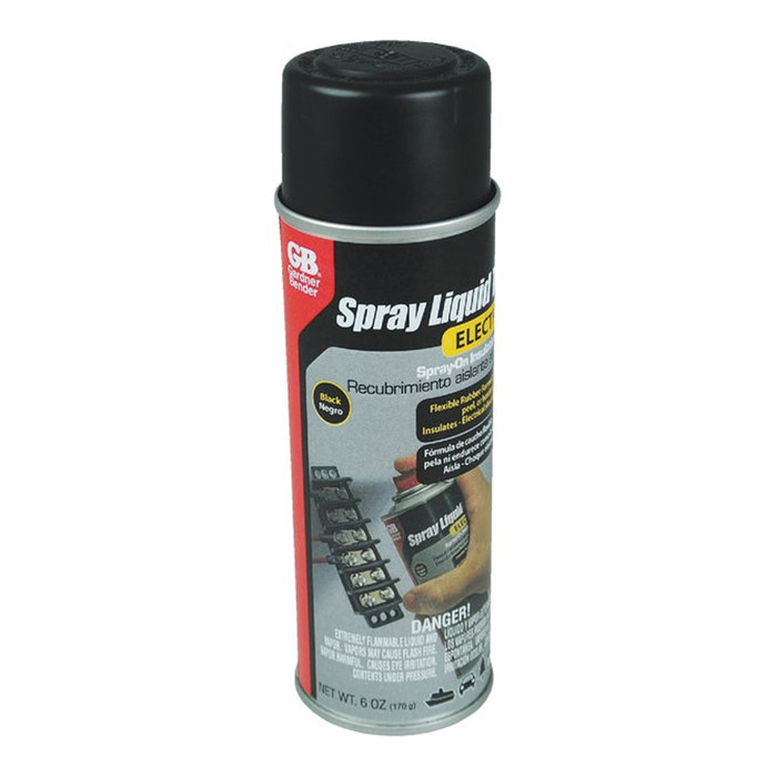 6 oz. Black Electrical Liquid Tape Spray