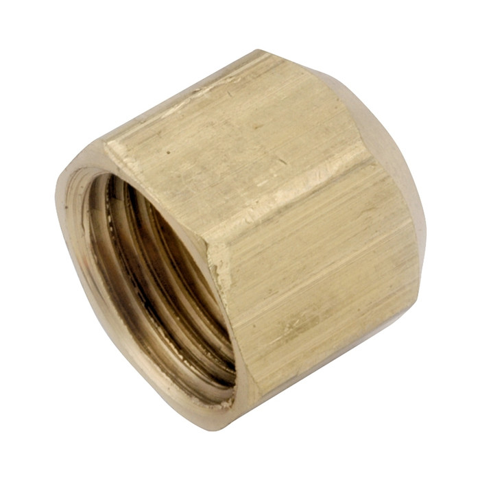 5/8" Brass Flare Cap