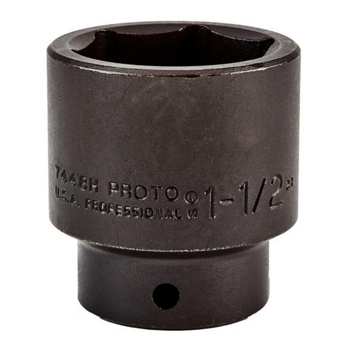 1/2" Drive X 1-1/2" Shallow S.A.E. Impact Socket