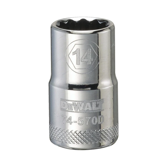 1/2" Drive X 14 mm Shallow Metric Socket