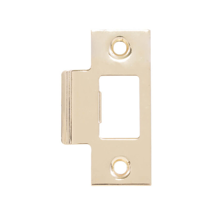 2-3/4" Brass Plated Key In Knob Strike