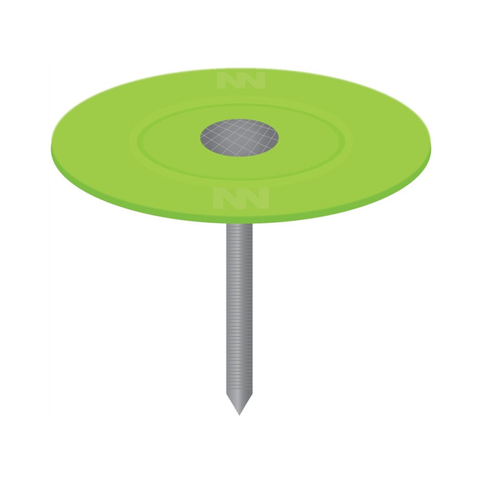 2" Ringed Roofing Cap Nails (Box of 100)