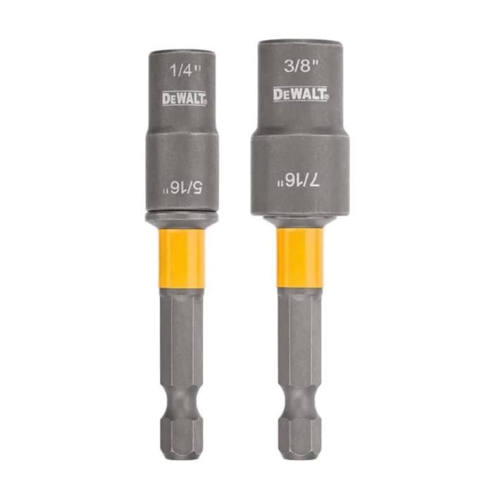 2 pc. DeWalt Reversible Double Ended Magnetic Nut Driver Set - (1/4", 5/16", 3/8" and 7/16")