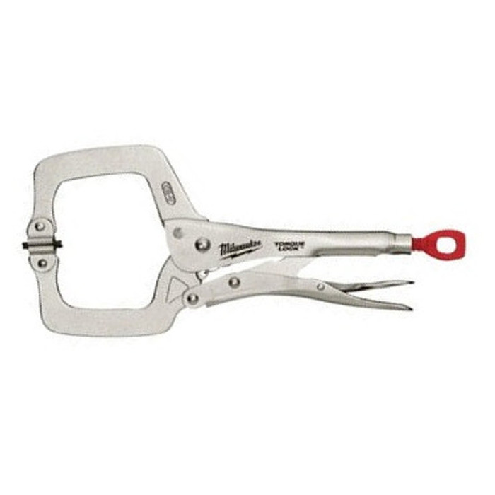 Milwaukee 11" Torque Lock Locking C-Clamp With Swivel Jaws
