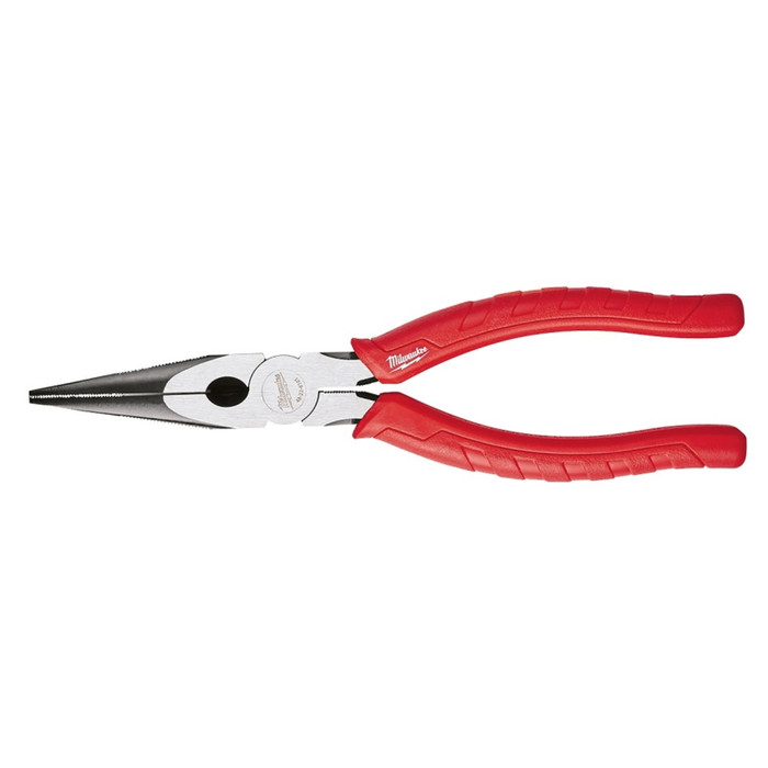 Milwaukee 8" Comfort Grip Long Nose Pliers