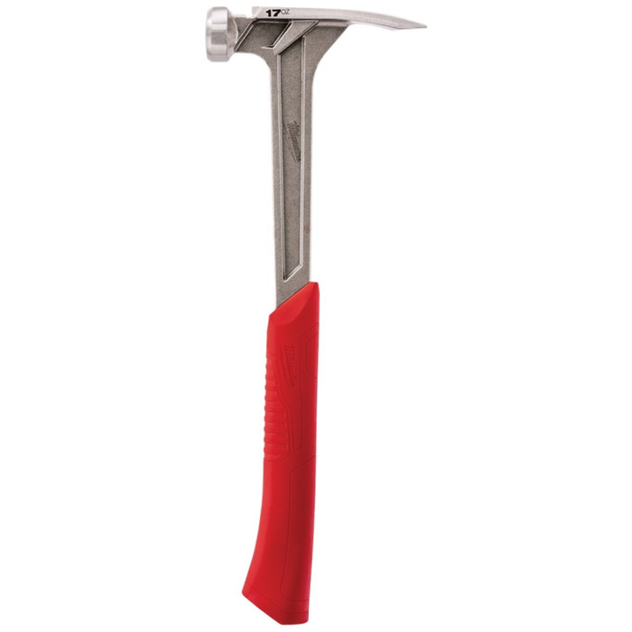 Milwaukee 17 oz Smooth-Face Framing Hammer With Steel I-Beam Handle