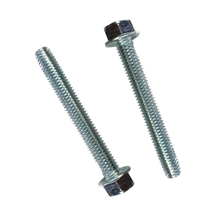 3/8"-16 X 3" Zinc Plated Hex Head Type-F Thread Cutting Screws (Box of 100)