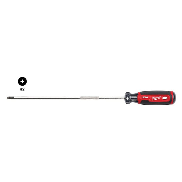 Milwaukee # 2 X 10" Phillips Cushion Grip Screwdriver