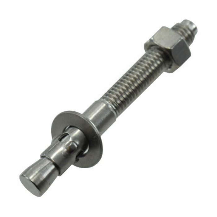 3/4"-10 X 6-1/4" Stainless Steel Wedge Anchors (Pack of 12)