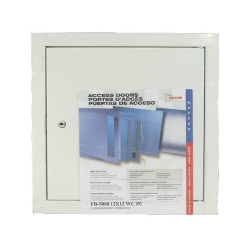 12" X 12" White Prime Coated Steel Fire Rated Uninsulated Access Door
