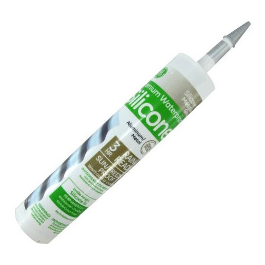 10.1 oz. Cartridge Gray Aluminum & Metal Silicone II Sealant