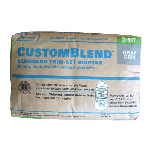 50 lb. Gray Standard Thin Set Mortar