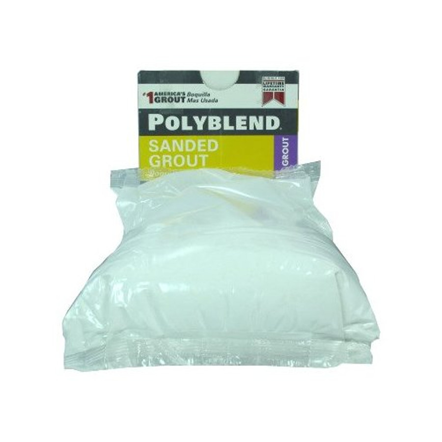 Polyblend 7 lb. Bright White Sanded Tile Grout