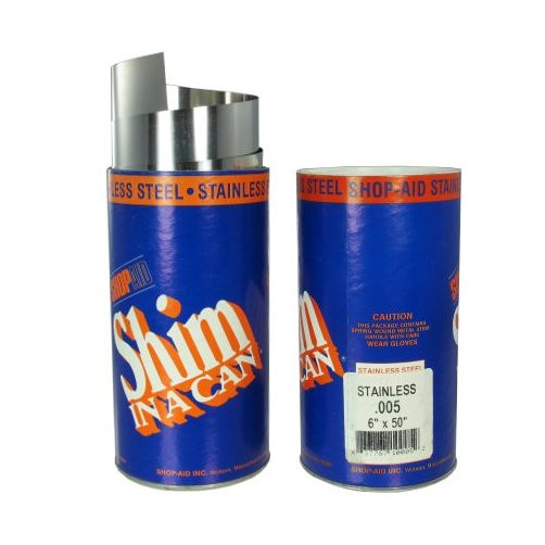 6" X 50" .005 Stainless Steel Shim Stock (SSN5)