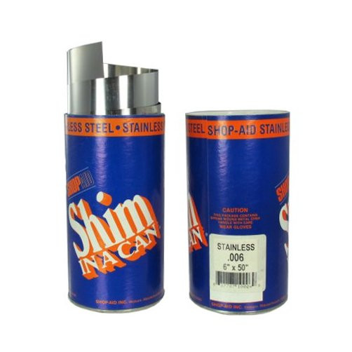 6" X 50" .006 Stainless Steel Shim Stock (SSN6)