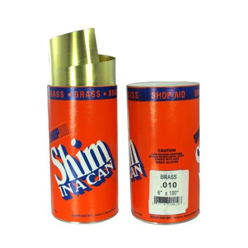 6" X 100" .010 Brass Shim Stock (BRN10)