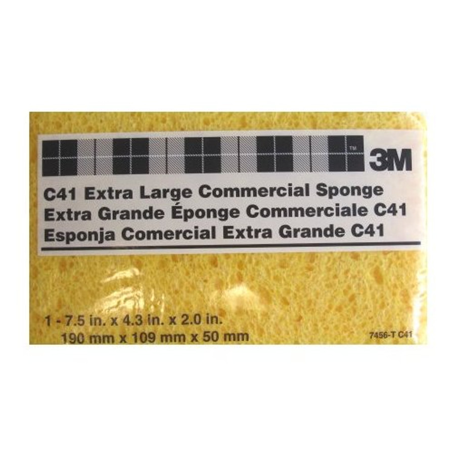 7.5" X 4.3" X 2" Extra Large Commercial Sponge (# C41)