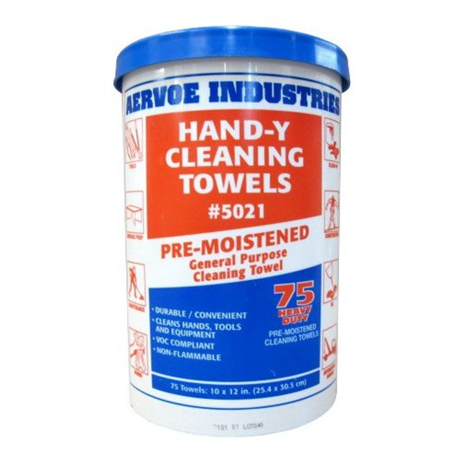 Pre-Moistened General Purpose Cleaning Towels (75 Wipes)