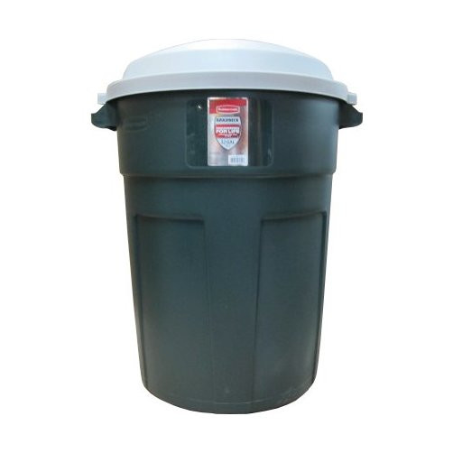 32 Gallon Rubbermaid Evergreen Trash Can w/ Lid