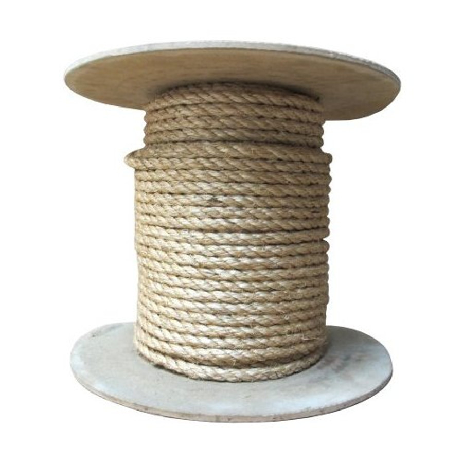 1/4" Manila Rope (Per ft.) - Safe Work Load 54 lbs