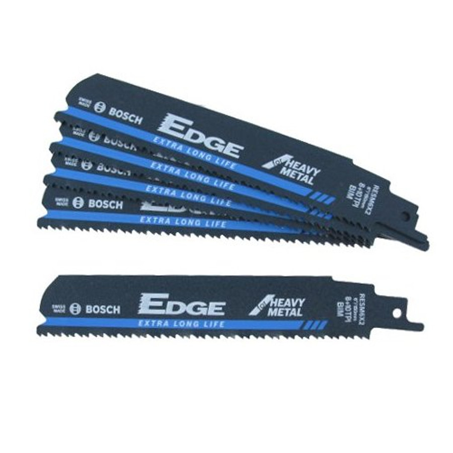 6" X 8/10T Metal Reciprocating Saw Blades (Pack of 5)