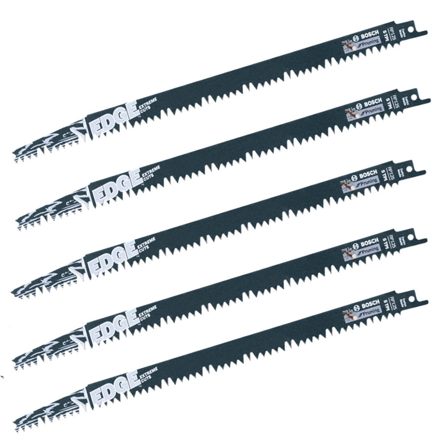 12" X 5T Pruning Wood Cutting Reciprocating Saw Blades (Pack of 5)