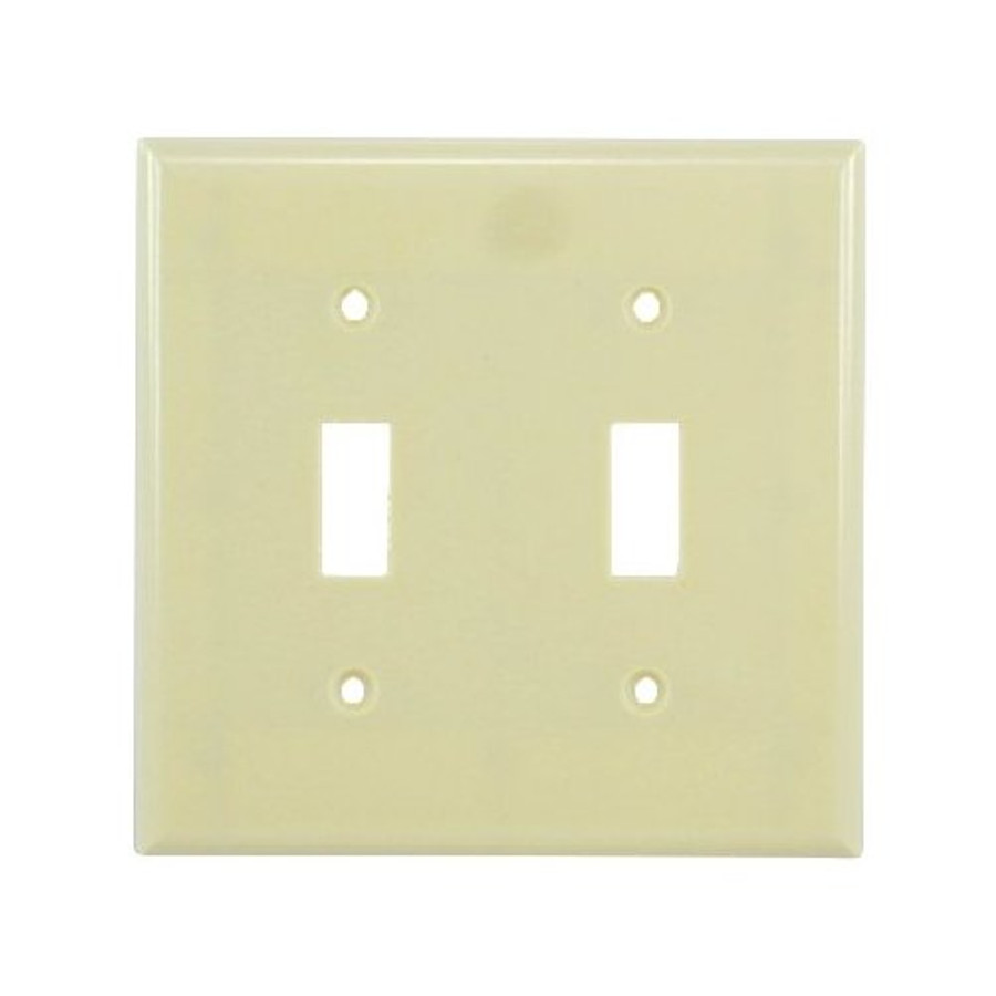 Double Toggle Ivory Plate