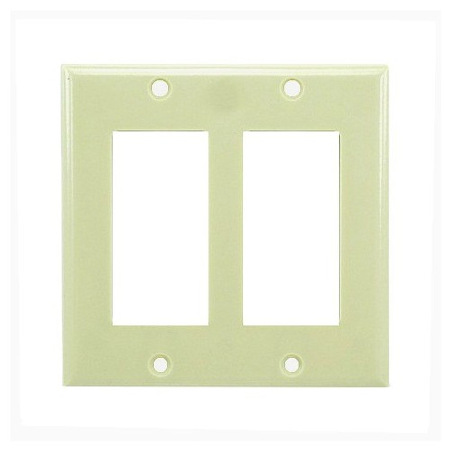 Ivory Decora Double Plate