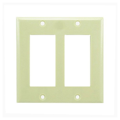 Ivory Decora Double Plate