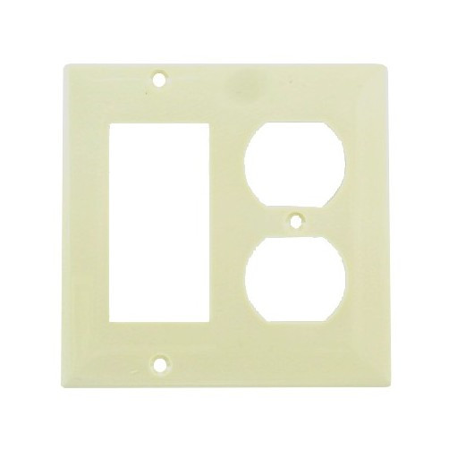 Ivory Combo Decora / Duplex Plate