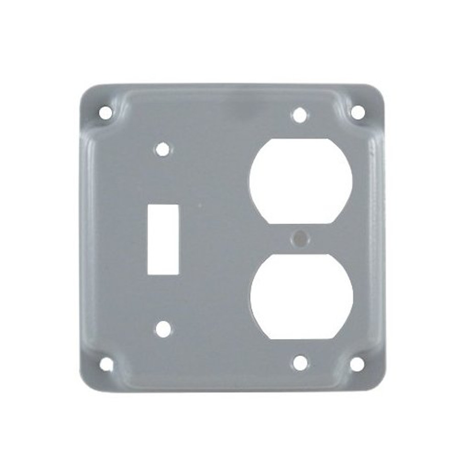 4" Duplex Toggle / Outlet Cover