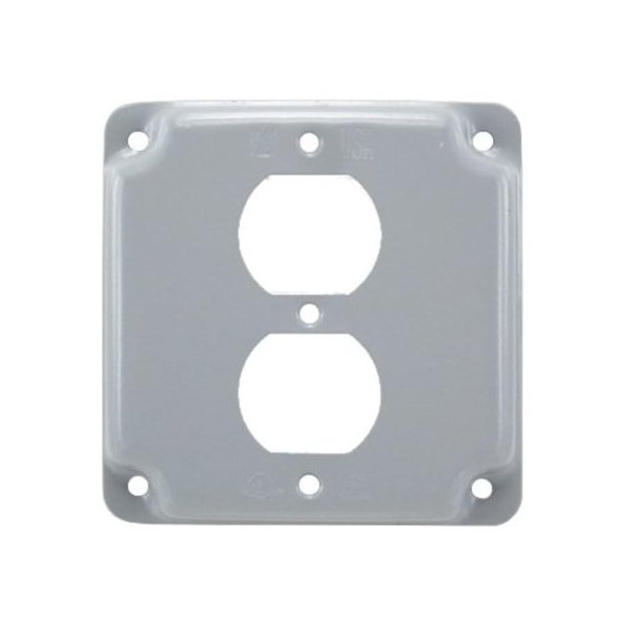 4" Raised Duplex Receptacle Cover