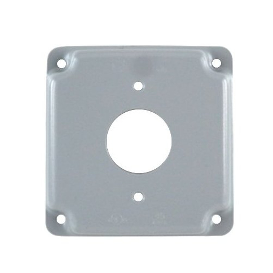 4" Raised Single Receptacle Cover