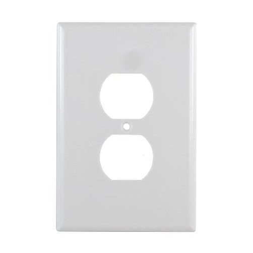 Jumbo White Duplex  Plate