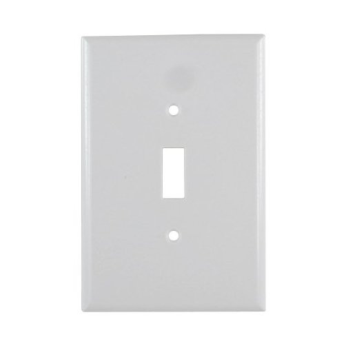 Jumbo White Toggle Plate