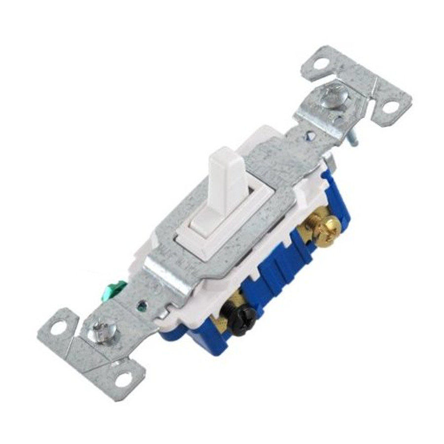 White 3-Way Toggle Switch