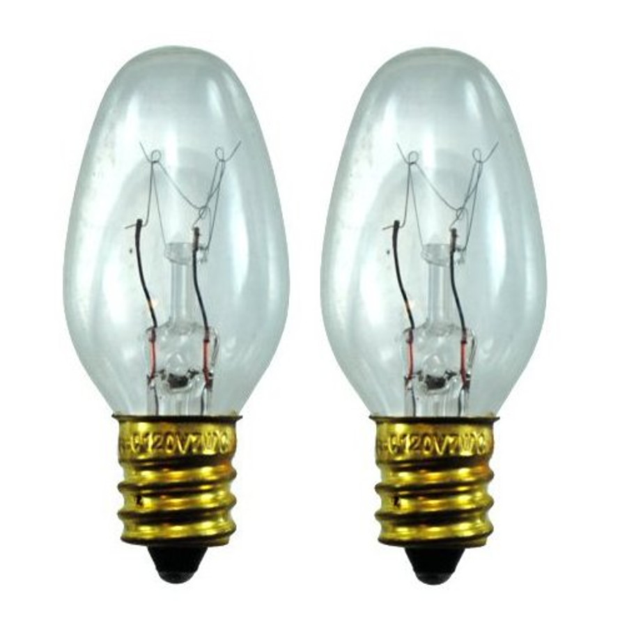 7 Watt Clear Night Light Bulbs (Pack of 2) - (Available For Local Pick Up Only)