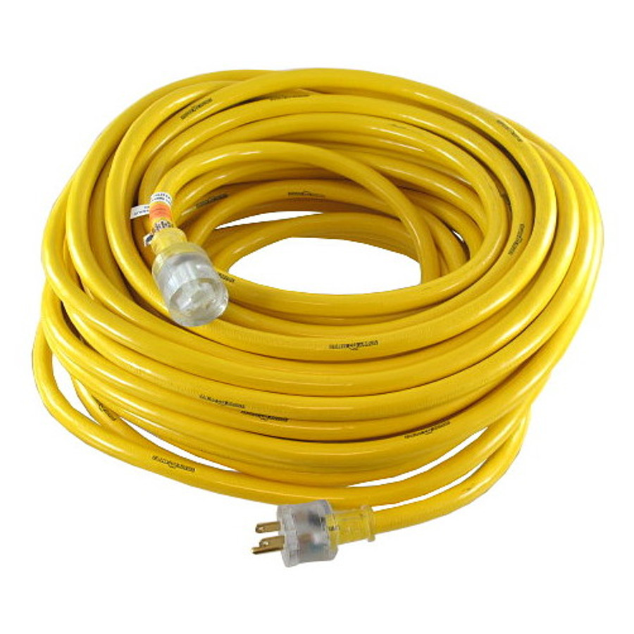 10/3 X 100' Extension Cord with Lighted Ends (Cord Color Varies)