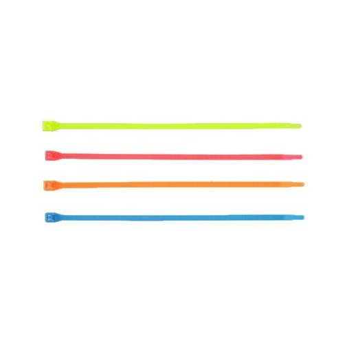 8" Colored Nylon Cable Ties (Pack of 100)