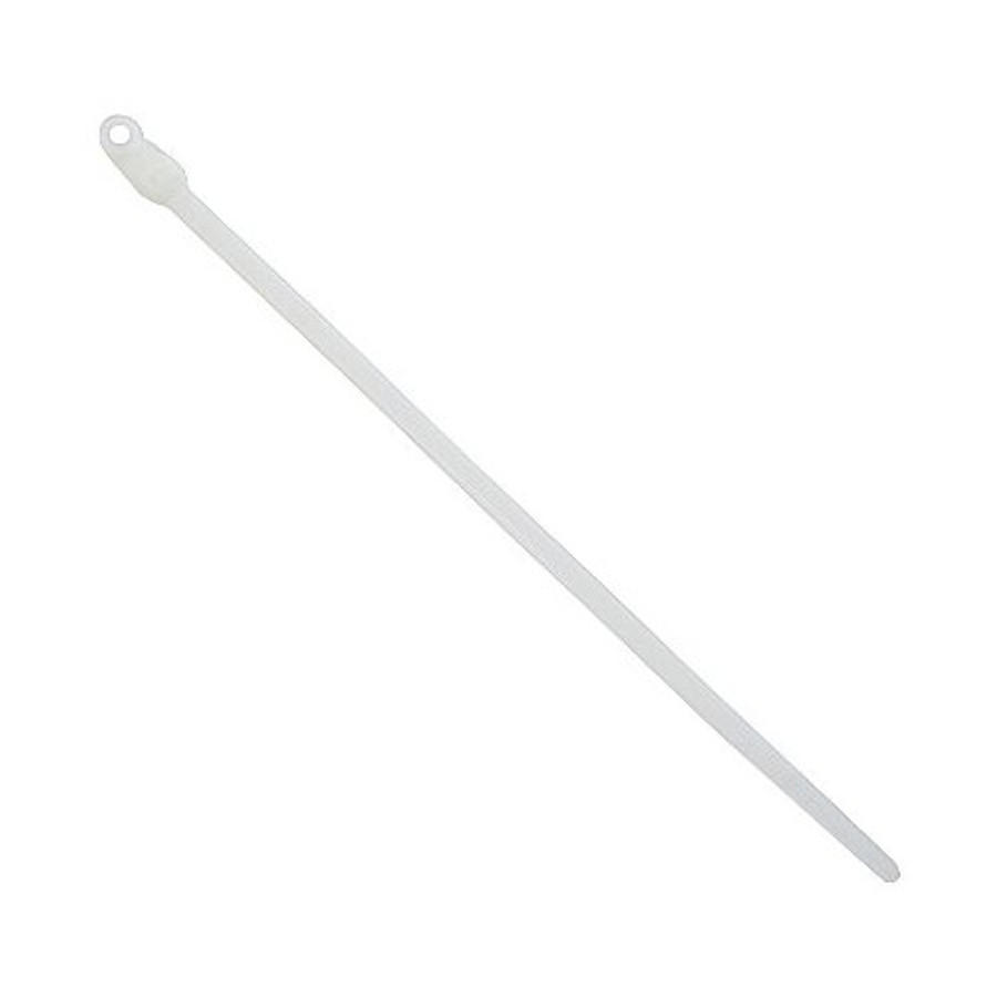 8" Mounting White Nylon Cable Ties (Pack of 100)