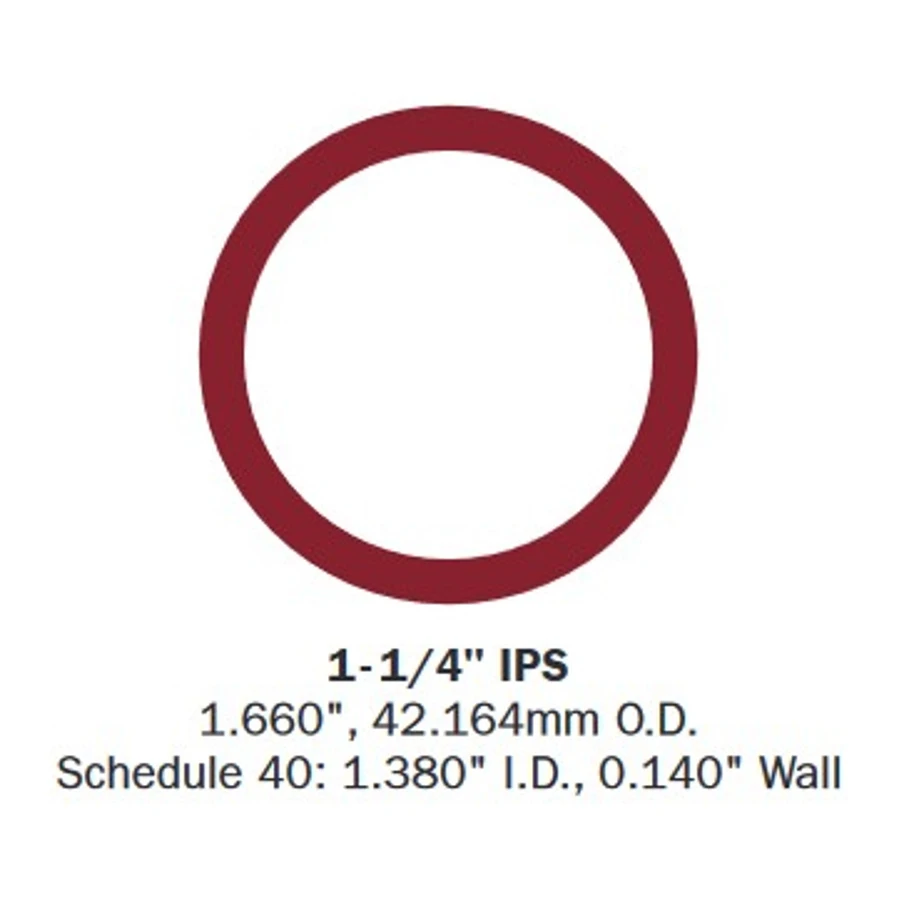 1-1/4" Speed-Rail® Tee Fits Pipe O.D. 1-5/8"