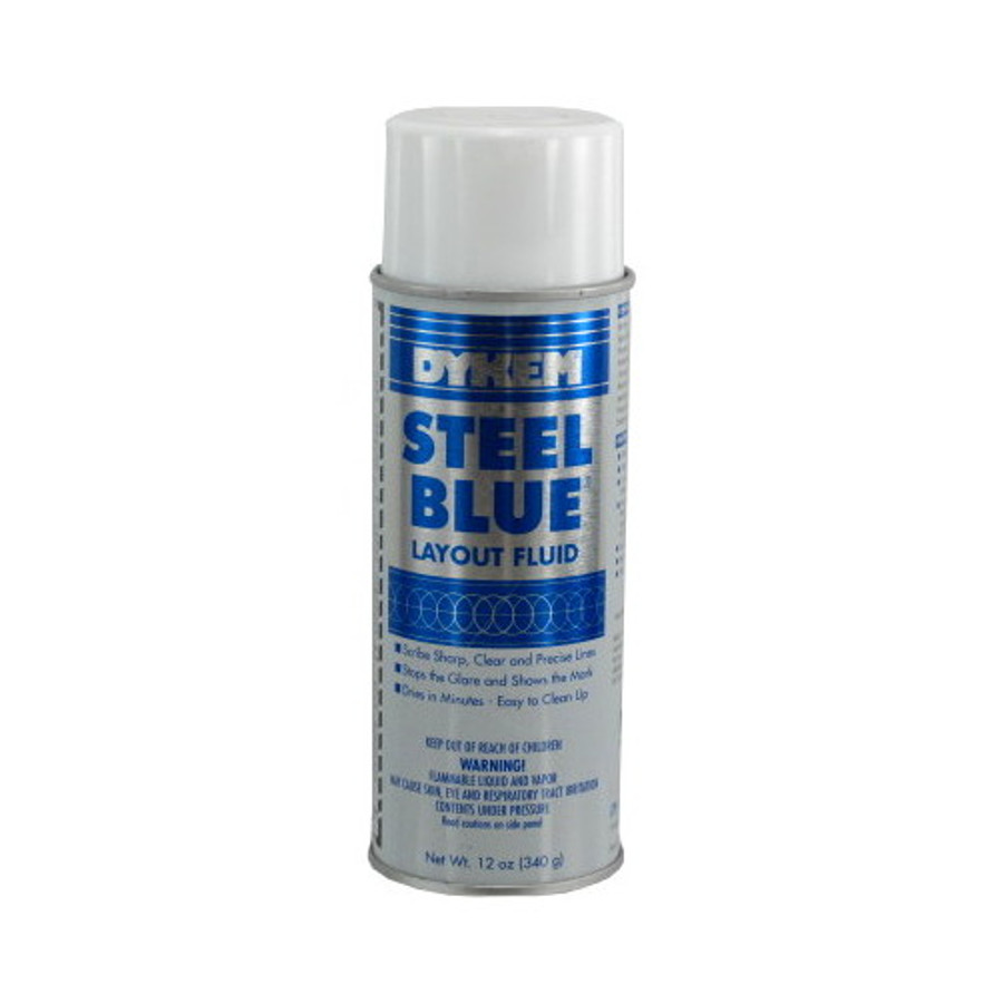 12 oz. Aerosol Spray Dykem Blue Layout Fluid