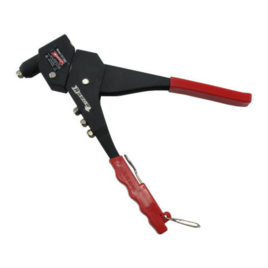 Swivel Head Rivet Tool w/ Interchangeable Nose (Can Use 3/32",1/8", 5/32", & 3/16" Diameter Rivets)