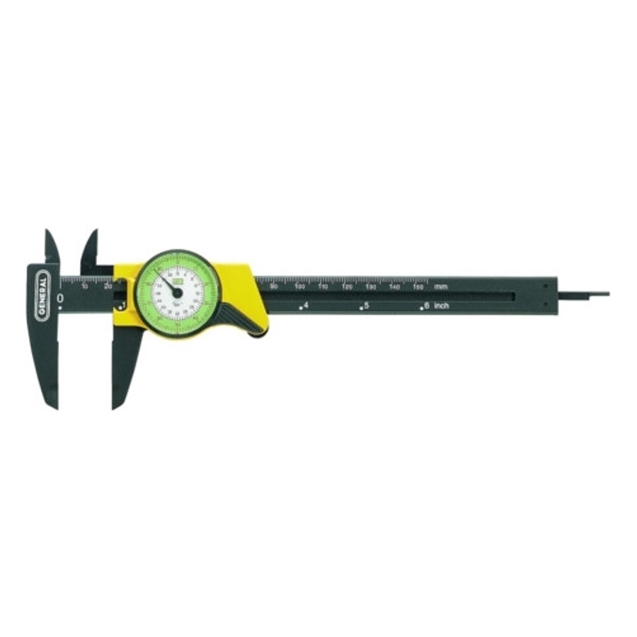 6" Plastic Precision Dial Caliper