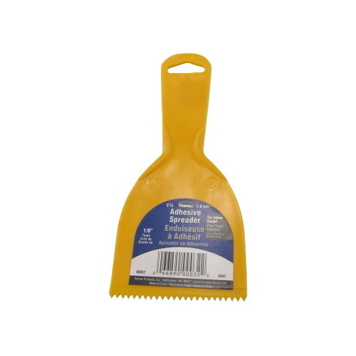 3" X 1/8" Plastic V-Notched Adhesive Spreader