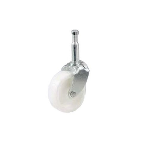 1-5/8" White Stem Casters (Pack of 4)