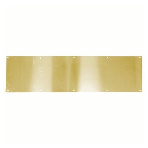 8" X 34" Brass Plated Kickplate