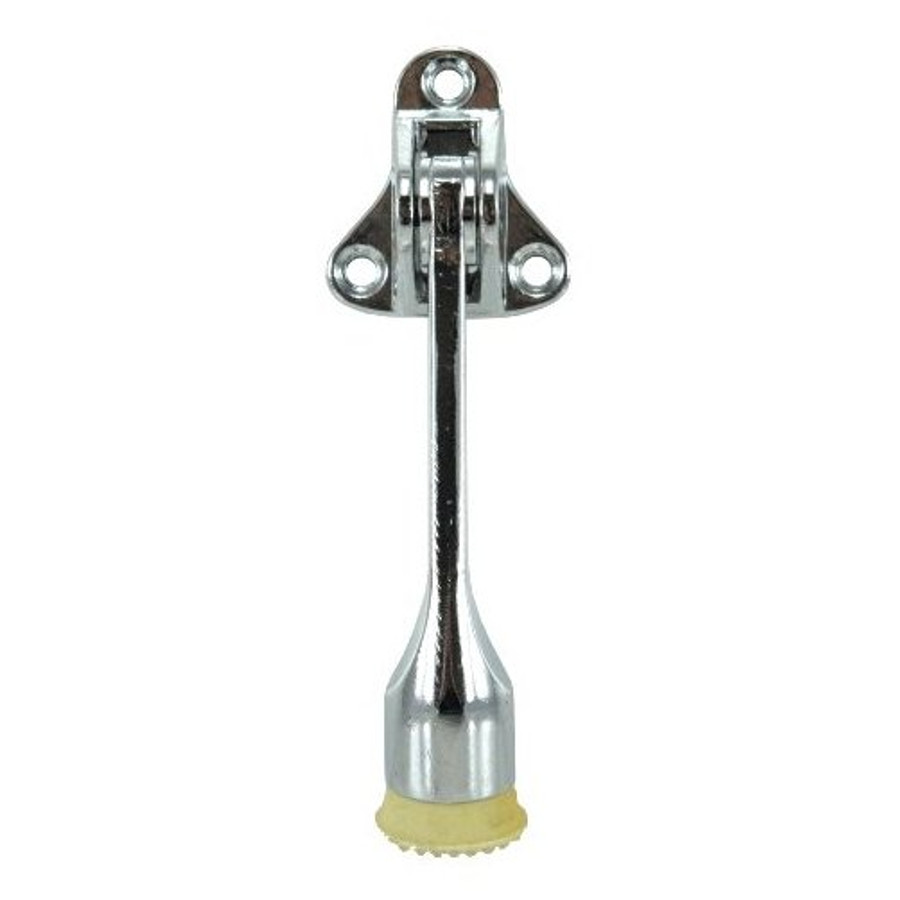 4" Chrome Flip Down Door Holder