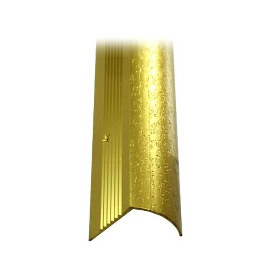 36" Hammered Gold Aluminum Stair Nosing