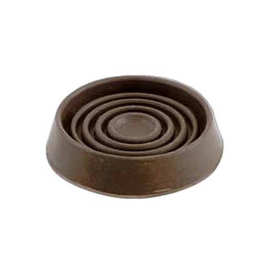 1-3/4" Round Brown Rubber Cups (Pack of 4)